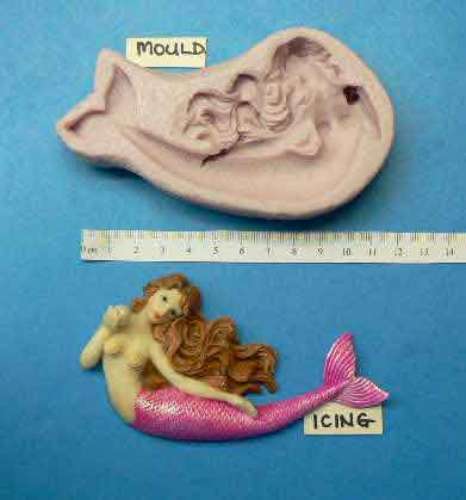 Mermaid Silicone Mould - Click Image to Close